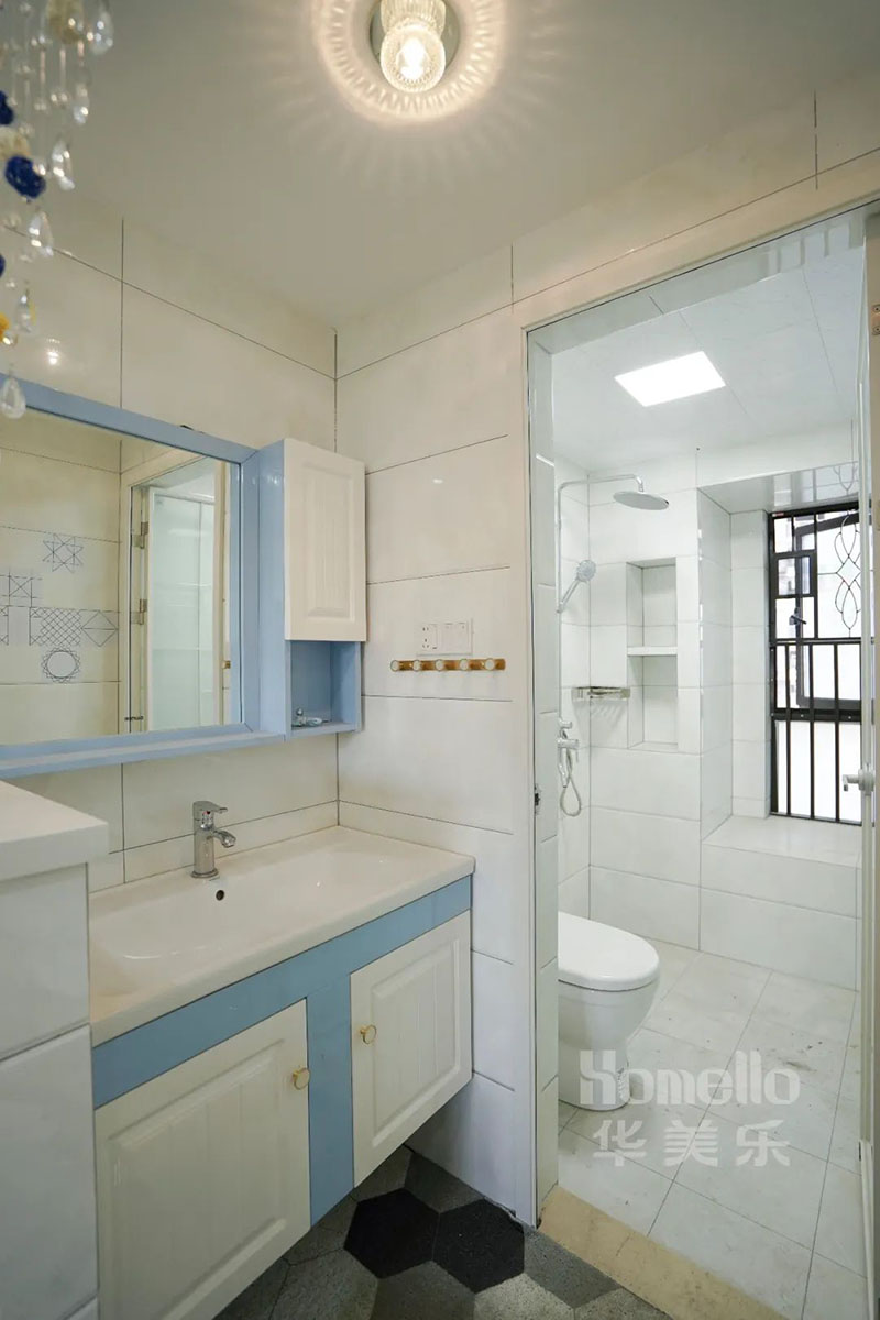 108㎡三居，打造大橫廳柜墻，細化臥室布局，全屋功能性拉滿